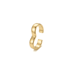 Open 8 Shape Connector Link -  4×8mm 18K Gold Plated - Image 2