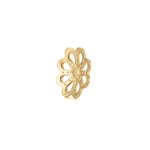 Flower Filigree Bead Cap - 6.5mm 18K Gold Plated - Image 2